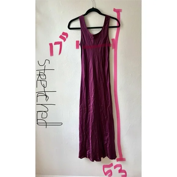 Betsey Johnson Vintage 100% Silk Dress Bias Cut Made In USA Size P - Picture 7 of 8